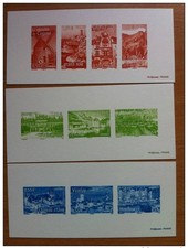 FRANCE 2008 -GRAVURES POSTE 4161 à 4170 PORTRAITS REGIONS LA FRANCE A VOIR BLOC