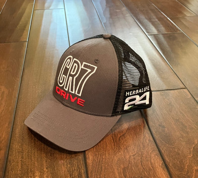 CR7 Drive Hat Gray & Black Mesh Herbalife 24 Adjustable Hat - Adult Fit 