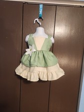 Disney Princess Tiana cotton dress/ankle gown 9/12M-6Y Vaction/Birthday