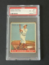 1933 Goudey Eddie Collins PSA 4.5 VG-EX+ #42