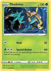 Dhelmise 019/185 Reverse Holo Uncommon Vivid Voltage
