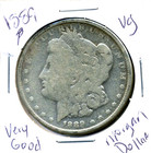 1889  P VG Morgan Dollar 100 Cent Very Good 90% Silver US $1 Verygood Coin #8514 — photo 1