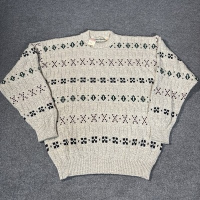Prides Landing Sweater Mens XL Vintage NEW Chunky Knit Pullover Made in USA