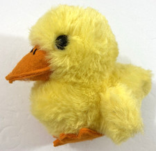 Vintage Dakin Duck Duckling small 5" beanbag plush 1981 Easter