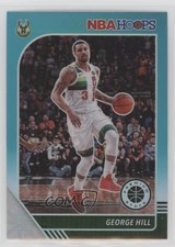 2019-20 Panini NBA Hoops Premium Stock Teal Prizm George Hill #93 y8h