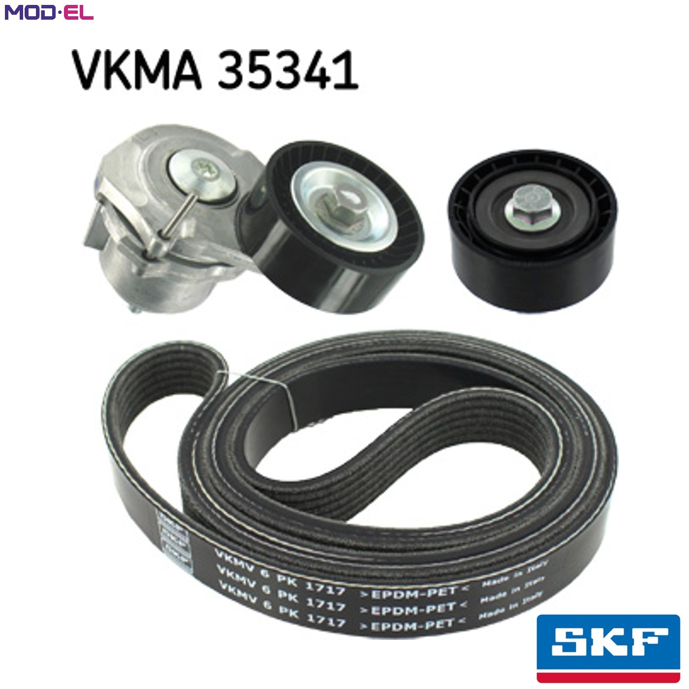 VRIBBED BELT SET VKMA 35341 FOR VAUXHALL CORSA/Mk/III ASTRA/VI MERIVA  OPEL