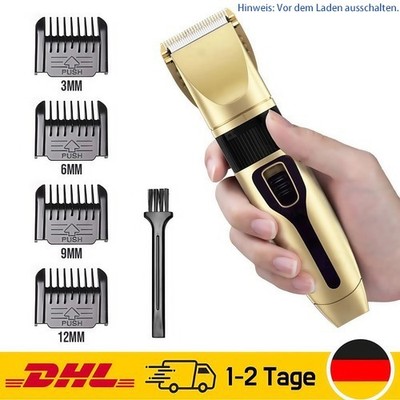 Haarschneidemaschine Profi Haarschneider Bart Trimmer Rasierer Clipper Akku DHL
