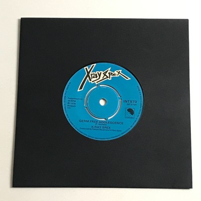 X-Ray Spex - Germ Free Adolescents 7'' Vinyl Record A1/B1 - INT 573 EX