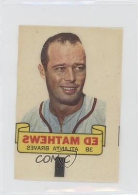 1966 Topps Rub-Offs Eddie Mathews HOF o7m