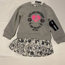 Limited Too Girl's Cute and Confident Sweatshirt Dress Sizes 4  5 BRAND NEW