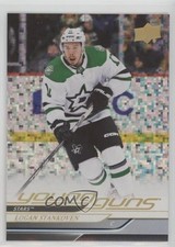 2024-25 Upper Deck Series 1 Young Guns Speckled Rainbow Foil Logan Stankoven dk8