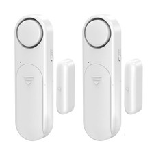 Window and Door Alarm When Opened 2 Pack for Kids Safety/Home Security, Sli...