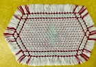 3 Vintage Handmade Daisy  Stitch Crocheted Christmas Hot Pads — photo 3