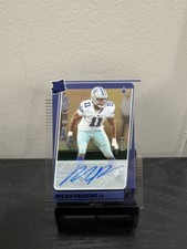 MICAH PARSONS 2021 CLEARLY DONRUSS RATED ROOKIE BLUE RC AUTO /99