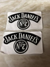 Pair Vintage Jack Daniel's Old No. 7 Tennessee Whiskey Self Adhesive Patches