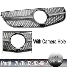For Mercedes Benz E550 2014-2017 New 1Pcs Grille Assembly With Camera Hole