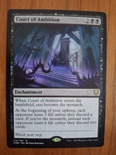 Court of Ambition CMR 114 Rare Commander Legends Monarch Y'Shotla NM MTG