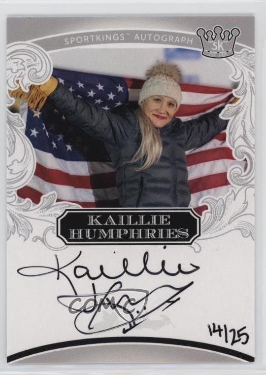 2024 Sportkings Volume 5 Silver 14/25 Kaillie Humphries #A134 Auto 2b2