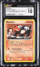 CGC 10 GEM MINT Houndour 2004 EX Team Rocket Returns 60/109 Pokemon Card on eBay
