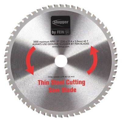 FEIN MCBL09-TS Circular Saw Blade,9 in Blade,60 Teeth 34NL93