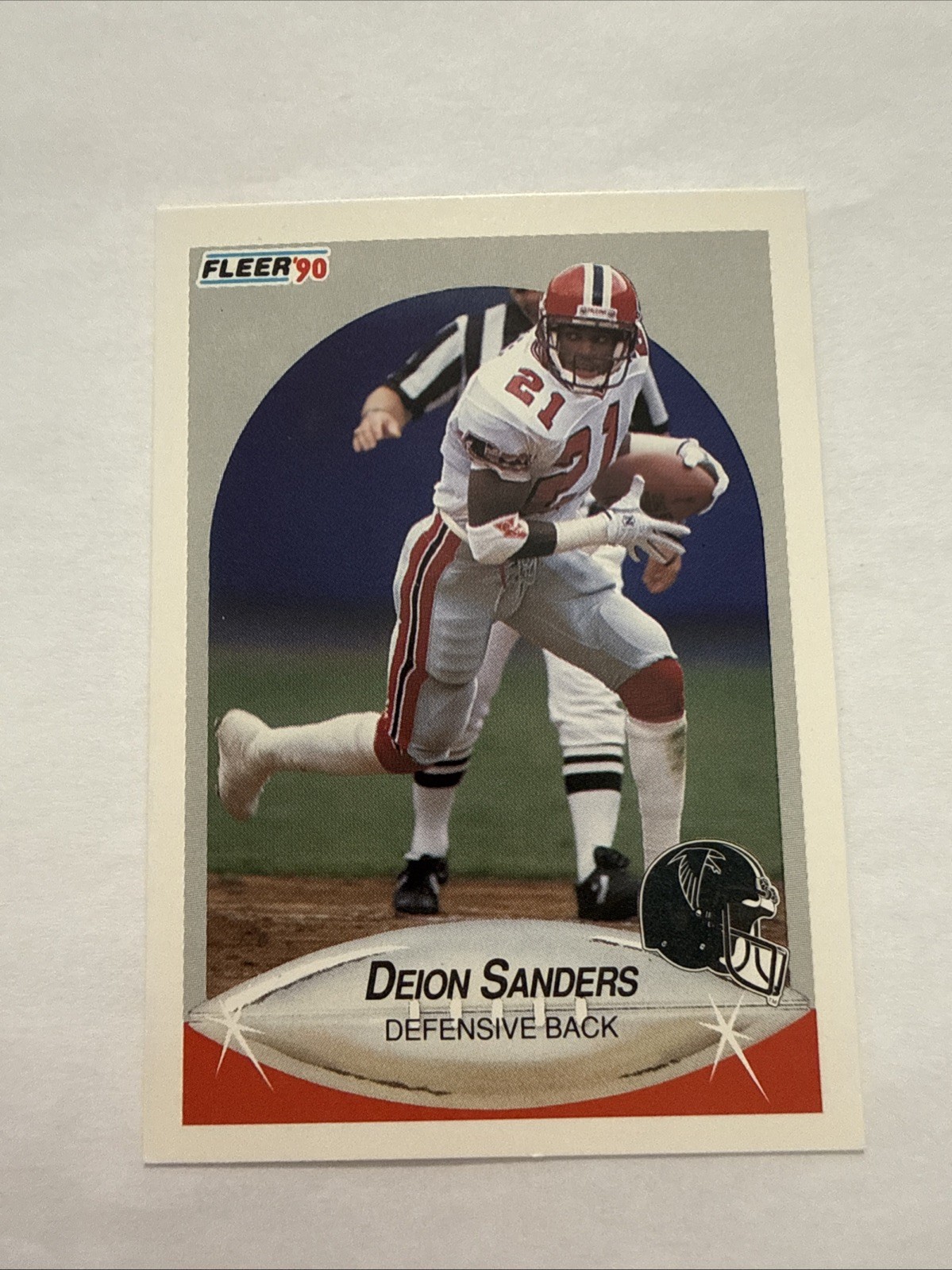 1990 Fleer #382 Deion Sanders Near Mint or Better