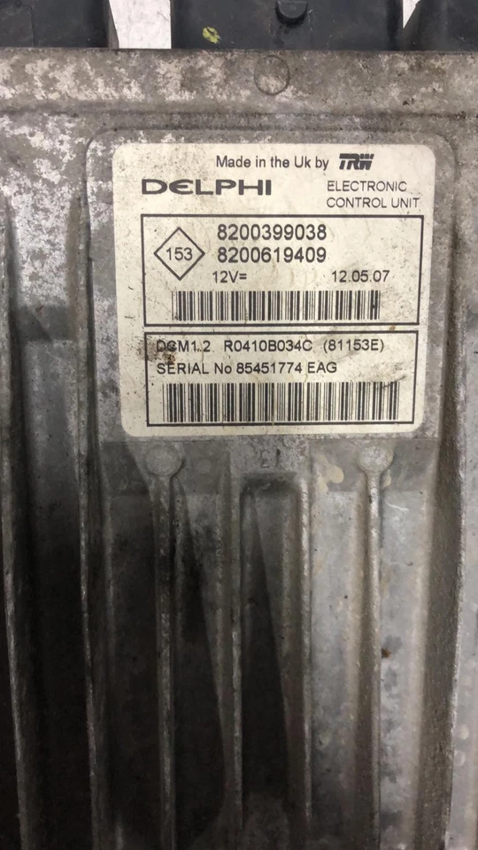 CENTRALINA MOTORE PER RENAULT Clio Grandtour 8200399038 Diesel 1600 (08>12) - Immagine 2 di 3