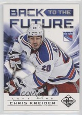 2012 Panini Limited Back to the Future /199 Chris Kreider Mark Messier HOF 0i5j