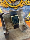 Vintage Seiko Slim Barrel-Tank Quartz Men's Wrist Watch - Free Shipping