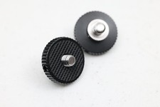pair 1/4-20 thumb screw MALE Hot Shoe Flash mount adapters speedlight stud photo