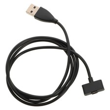 Reusable USB Power Cord for Smart Watch Wristband with Stable 5V Output Black
