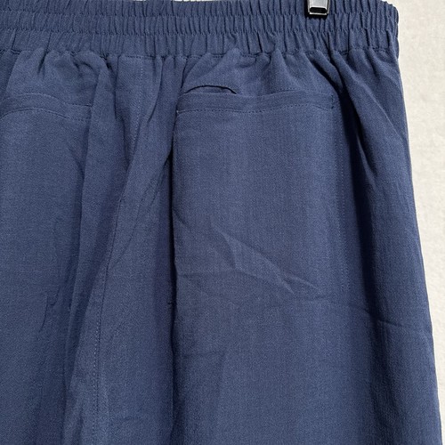 Halara Hose weites Bein LARGE blau hoher Bund geteilter Saum plissiert Palazzo neu mit Etikett - Bild 12 von 17