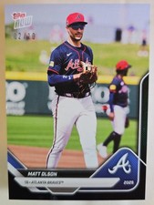 2025 Topps Now Road to Opening Day Braves Matt Olson #OD-156 Black Foil /10