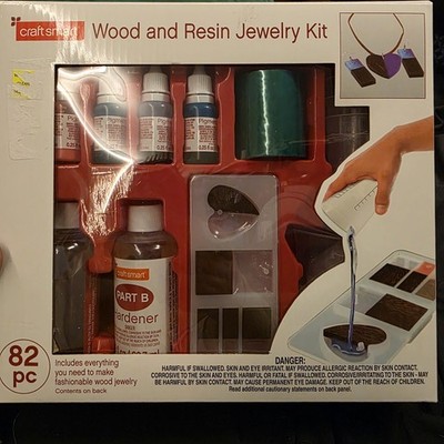 Craft Smart Wood And Resin Jewelry Making Kit - NEW Sealed In Box