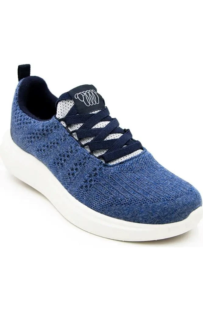 $150 - Woolloomooloo Merino Wool Eden Sneaker in Denim/Grey Size 7.5-8 (38)