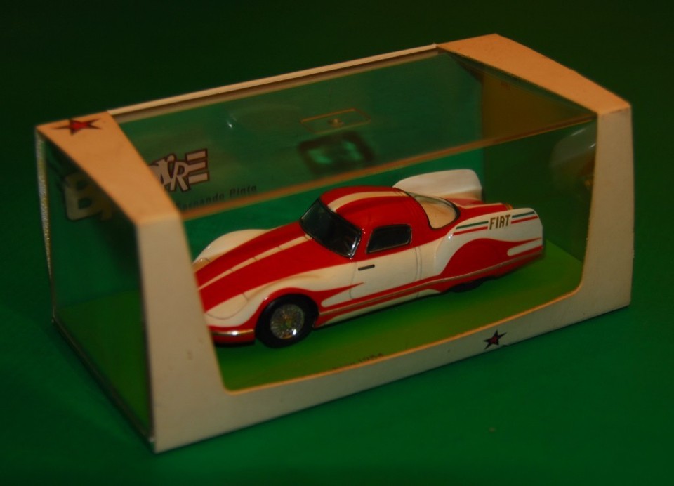 Fiat 8001 Turbina 1954 – Miniature 1/43 Bizarre – Résine Blanche – BZ119
