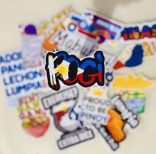 16 Pinoy Pride Filipino sticker Love Philippines Vinyl Decals Laptop, Journal
