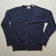 Scotch  Soda Cardigan Sweater Womens Size Medium Button Up Blue