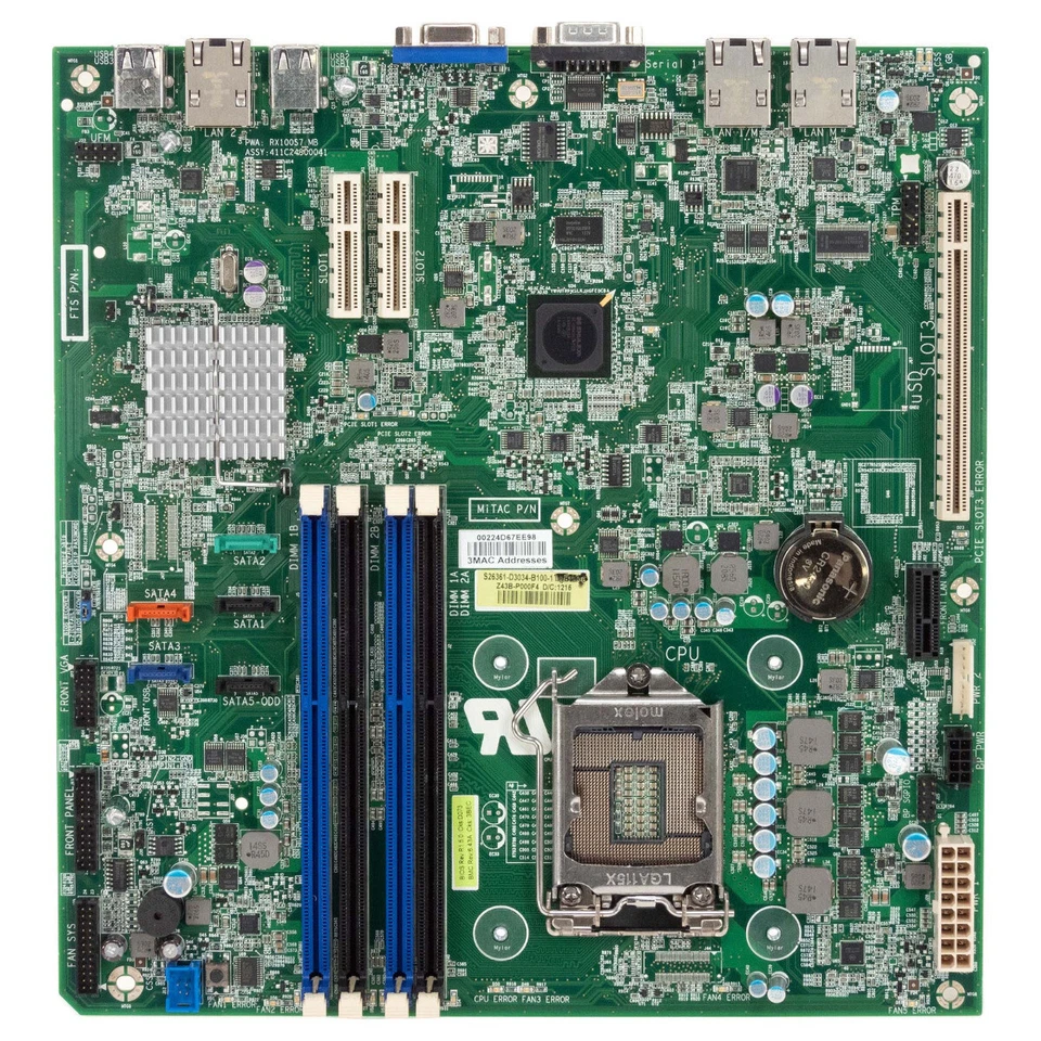 Server Board FUJITSU S26361-D3034-B100 LGA1155 DDR3 PCIe for RX100 S7p PRIMERGY - Image 2 of 3