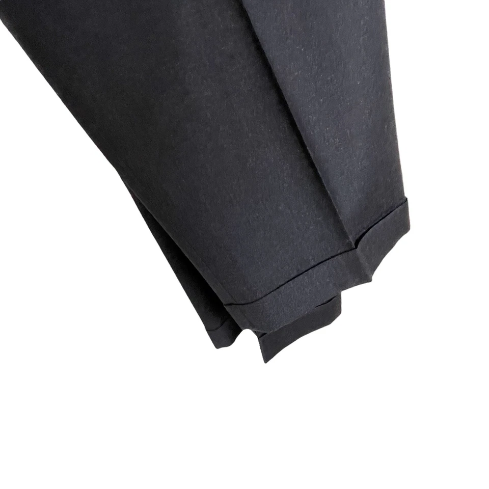 Мужские штаны Ermenegildo Zegna размер 36 темно-серые шерстяные со складками спереди - Изображение 3 из 4