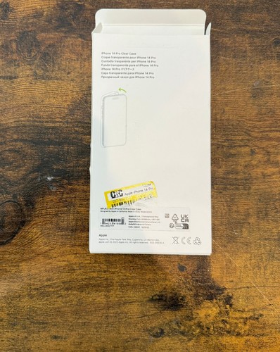 Apple Coque Transparente avec MagSafe pour iPhone 14 PRO - Authentique Coque Apple MPU63ZM/A - Photo 4 sur 6