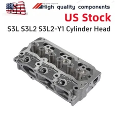 Cylinder head Assembly For Mitsubishi S3L Engine Peljob EB250 EB300 Excavator US