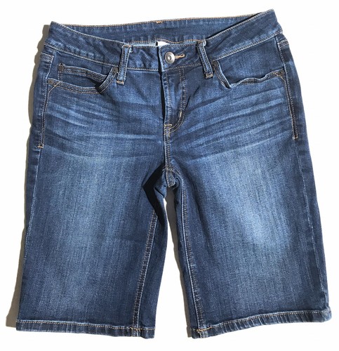 JCP Denim Blue Jeans Capri Shorts Women 