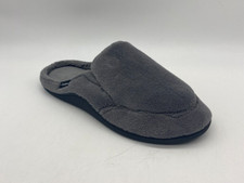 Isotoner Gray Slip On Slippers Women's Size 11-12