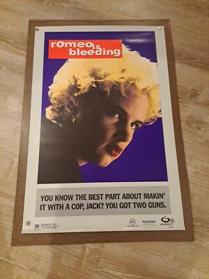 ROMEO IS BLEEDING Original 1994  Movie Poster SS 26.75x39.75 Teaser Lewis Style 