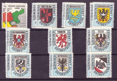 Ostdeutsche Regionen Briefschließer Block