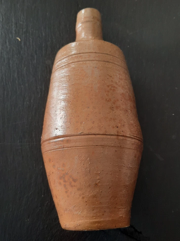 GRANDE BOUTEILLE EN GRES VERNISSE HAUTEUR 23 CM - Photo 2/4