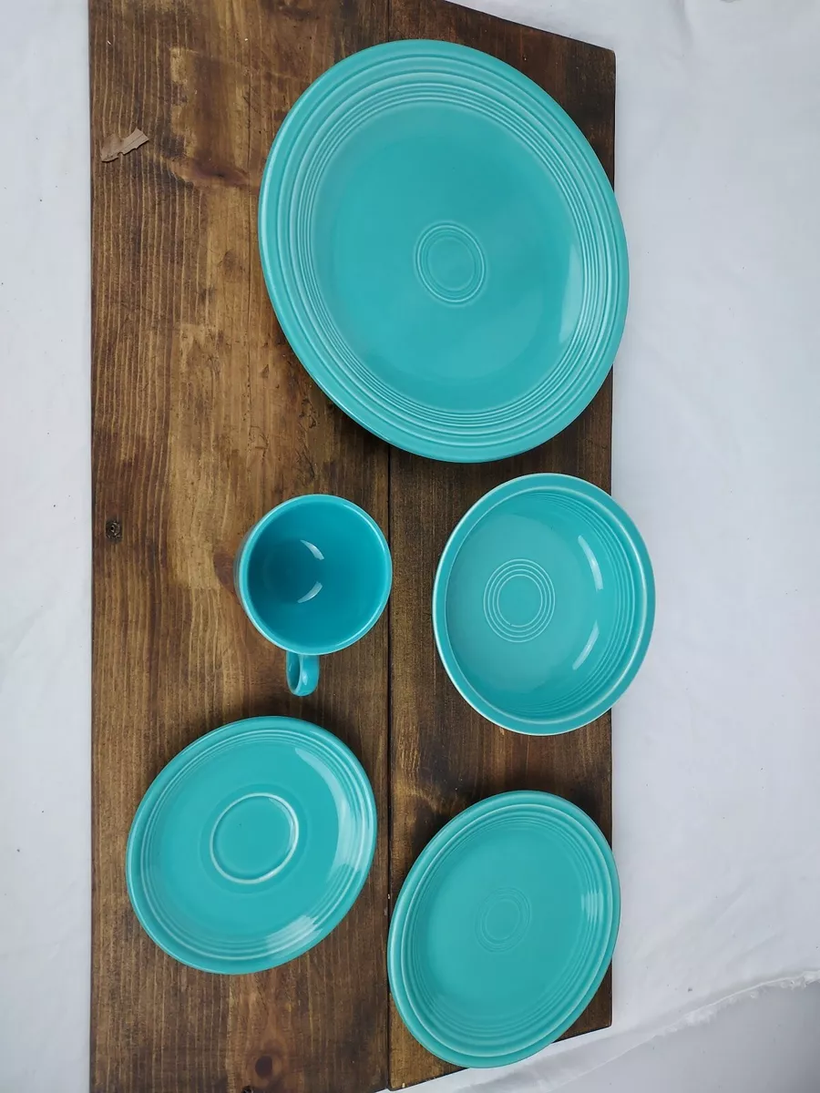 Teal fiestaware top