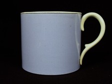 RARE 1800s BLUE GLAZE MOCHAWARE TINY MUG STAFFORDSHIRE PEARLWARE MOCHA WARE MINT