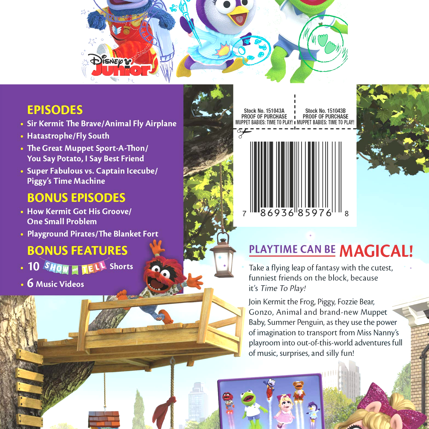 Muppet Babies Time To Play Dvd 6 Episodes 2018 Tv Series For Sale Online Ebay