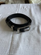 gianni versace Black Leather Belt Size 80/ 32